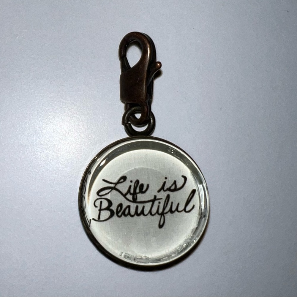 🌷5/$13! Life is beautiful charm